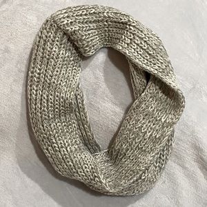 Grey infinity scarf